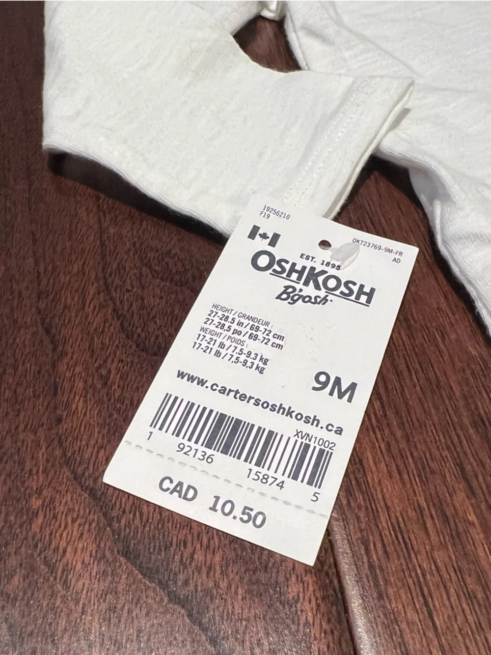 Oshkosh B’gosh Baby’s Long-sleeve Tee - Picture 3 of 3